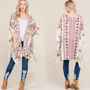LAST CHANCE ‼️*NWOT* Oversized Floral Kimono 🌸🌺
